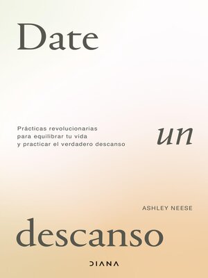 cover image of Date un descanso